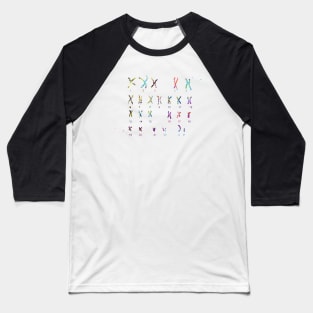 Male Chromosome idiogram Baseball T-Shirt